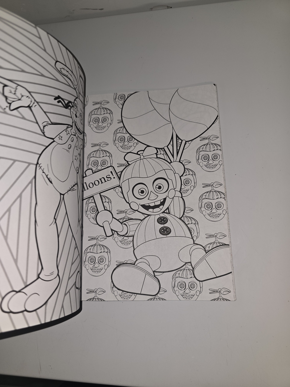 The Official Five Nights at Freddy's Coloring Book - White with Red Text - Picture 6 of 8